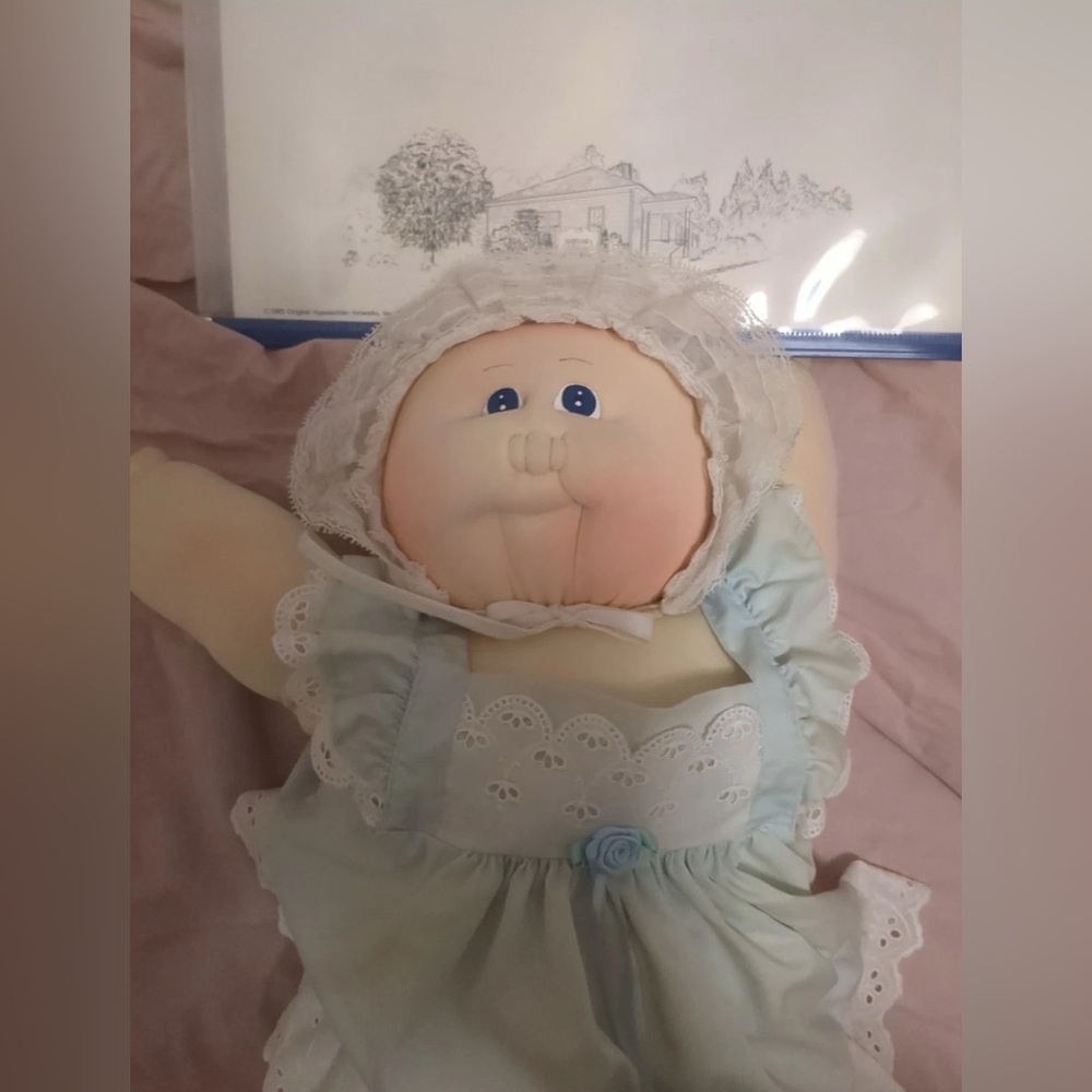 vintage 1985 cabbage patch doll with birth certificate
